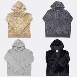 Juicy Couture Velour Zip Hoodies82