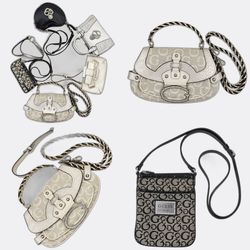 Guess Rhinestone Logo Small Handbags