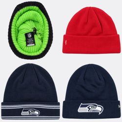 NFL NHL Knit Beanies