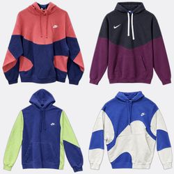 Upcycled Nike Pullover Hoodies