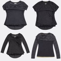 Y2K Mall Goth Long Sleeve Tops
