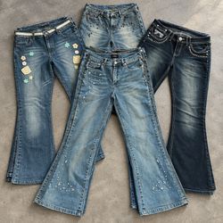 Embellished Flare and Bootcut Jeans
