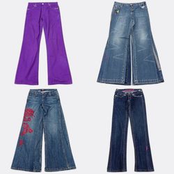 CR13987 Lot de jeans pour femmes vintage de créate..