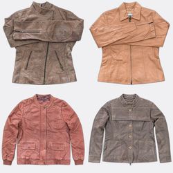 Y2k Vestes en cuir B2F-385