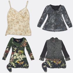 Women's Printed and Patterned Blouses