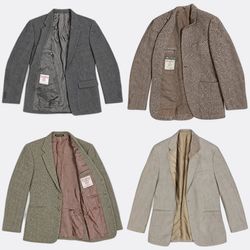 Jaquetas de Terno de Lã Harris Tweed