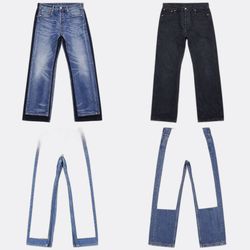 Straight Leg Denim Jeans (HS-47)
