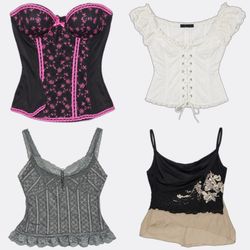 Morgan Taifun Sleeveless Lace Camisoles