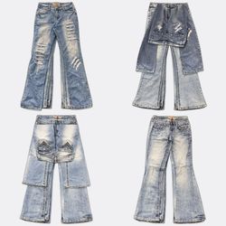 Y2k Flare Jeans B2F-379