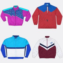 Vans adidas Izod Windbreaker Jackets