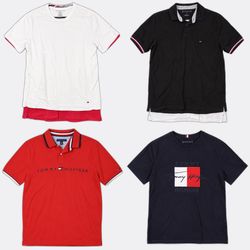 Tommy Hilfiger Polo & Crew Neck T-Shirts - BUNDLE ..