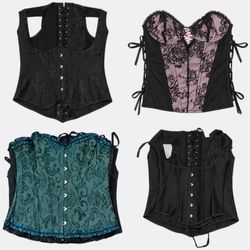 Y2K Corsets and Bustier Tops