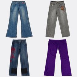 CR13694 Vintage Designer Women Jeans Bundle