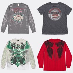 Tapout Ed Hardy T-shirt con stampa grafica