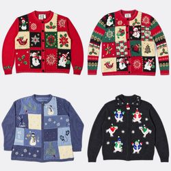 Großhandels-Bündel Vintage-Weihnachtspullover | 10..