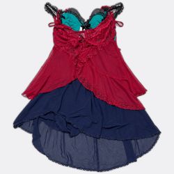 Y2K Baby Doll Top – Cute Vintage Aesthetic Casual ..