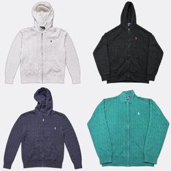 Polo Ralph Lauren Cable Knit Cardigans with hood