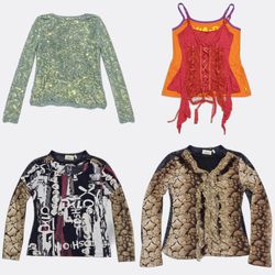 Y2k Women's Camisoles and Tops Wholesale Lot