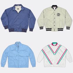 Vintage Harrington Windbreaker and Varsity Jackets..