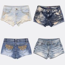 Y2k Denim Shorts Selection B2F-292