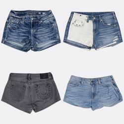 True Religion Miss Me Denim Shorts
