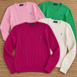 Polo Ralph Lauren Strickpullover mit Zopfmuster