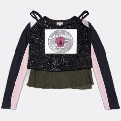 Y2K beaded tops WR-2705B8