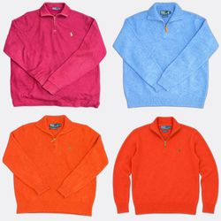 Ralph Lauren 1/4 Zip Knitwear A/B