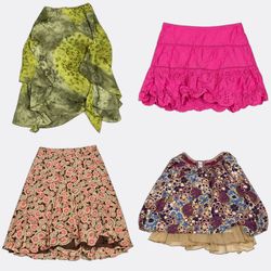 Women's Patterned and Plain Skirts
