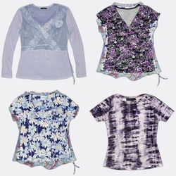 Women Printed and Sheer Blouses Lot (CV-159)