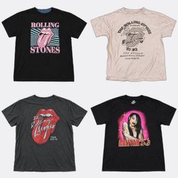 CR12927 T-shirts de musique vintage