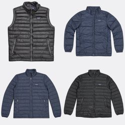 Patagonia Full Zip Puffer Jackets