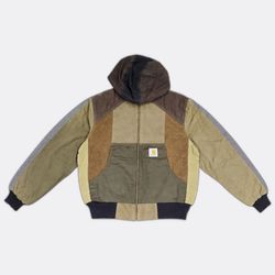 Upcycle Carhartt Hooded Jacket Patchwork