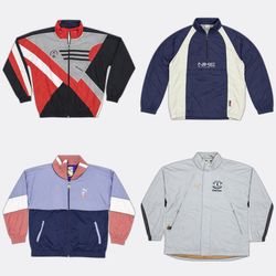 DB730 Nike Puma Vintage Windbreaker Jackets