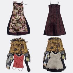 Bundle di Abiti, Top, Gonne e Jeans Vintage Y2K da..