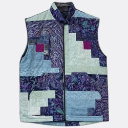 Upcycle Quilted Tapestry Vests (Dv-10-129)