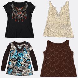 Women's Printed Tank Tops and T-Shirts