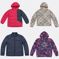 Mix branded Hoodies and Puffer