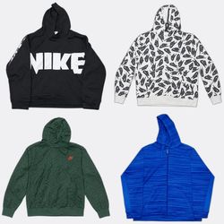 Nike Pullover and Zip Up Hoodies