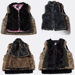 Faux Fur Waistcoats Selection
