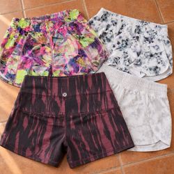 Lululemon Pantaloncini Atletici da Donna in Nylon