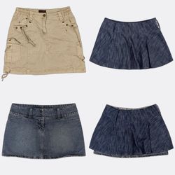 Women Denim and Casual Mini Skirts