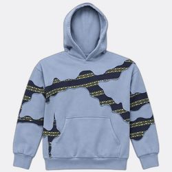 CR1141 Upcycled African Print Patchwork Hoodies