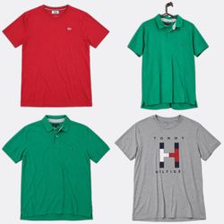 Tommy Hilfiger Polo & Crew Neck T-Shirts - BUNDLE ..
