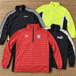 Nike Adidas Track Jackets and Sweatshirts