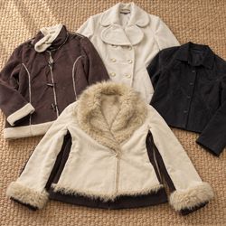 Outerwear Shearling and Suede Jackets (GRF-10-012)