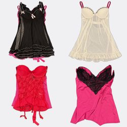 Y2k Women's Lace Camisoles and Corset Tops
