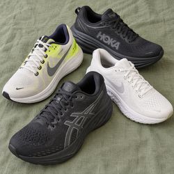 Nike Hoka Asics and Newbalance Athletic Sneakers