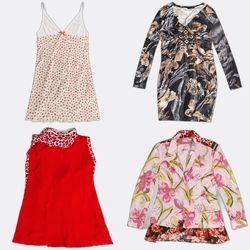 Lote de Blusas e Tops Mistos Femininos