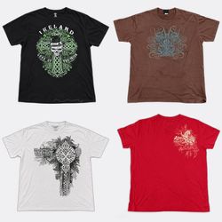 CR13039 Vintage Skull T shirts